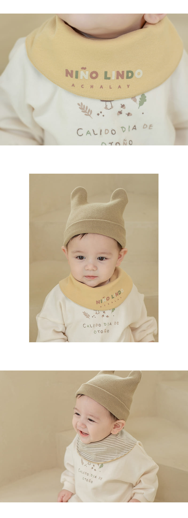 HAPPY PRINCE - Korean Children Fashion - #Kfashion4kids - Glade Reversible Baby Banana Bib - 5