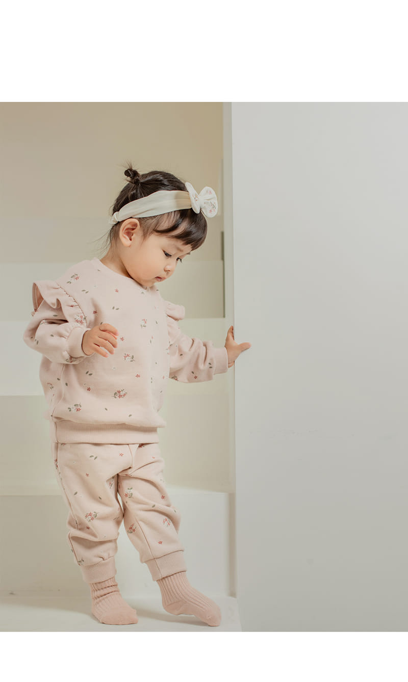 HAPPY PRINCE - Korean Children Fashion - #Kfashion4kids - Monica Baby Top Bottom Set