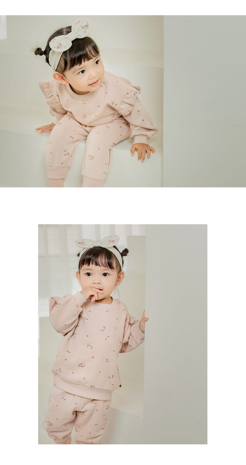 HAPPY PRINCE - Korean Children Fashion - #Kfashion4kids - Monica Baby Top Bottom Set - 4