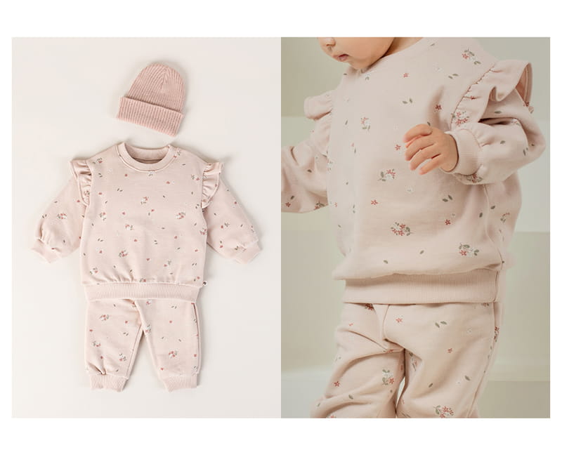 HAPPY PRINCE - Korean Children Fashion - #Kfashion4kids - Monica Baby Top Bottom Set - 5
