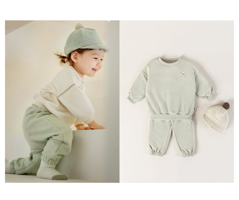 HAPPY PRINCE - Korean Children Fashion - #Kfashion4kids - Vics Baby Top Bottom Set - 5