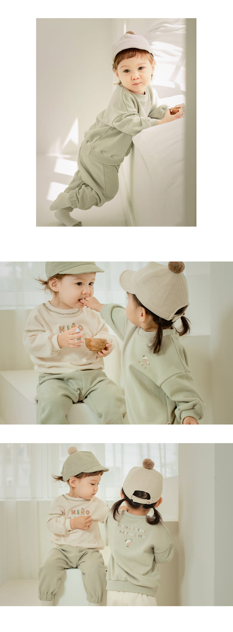 HAPPY PRINCE - Korean Children Fashion - #Kfashion4kids - Vics Baby Top Bottom Set - 6