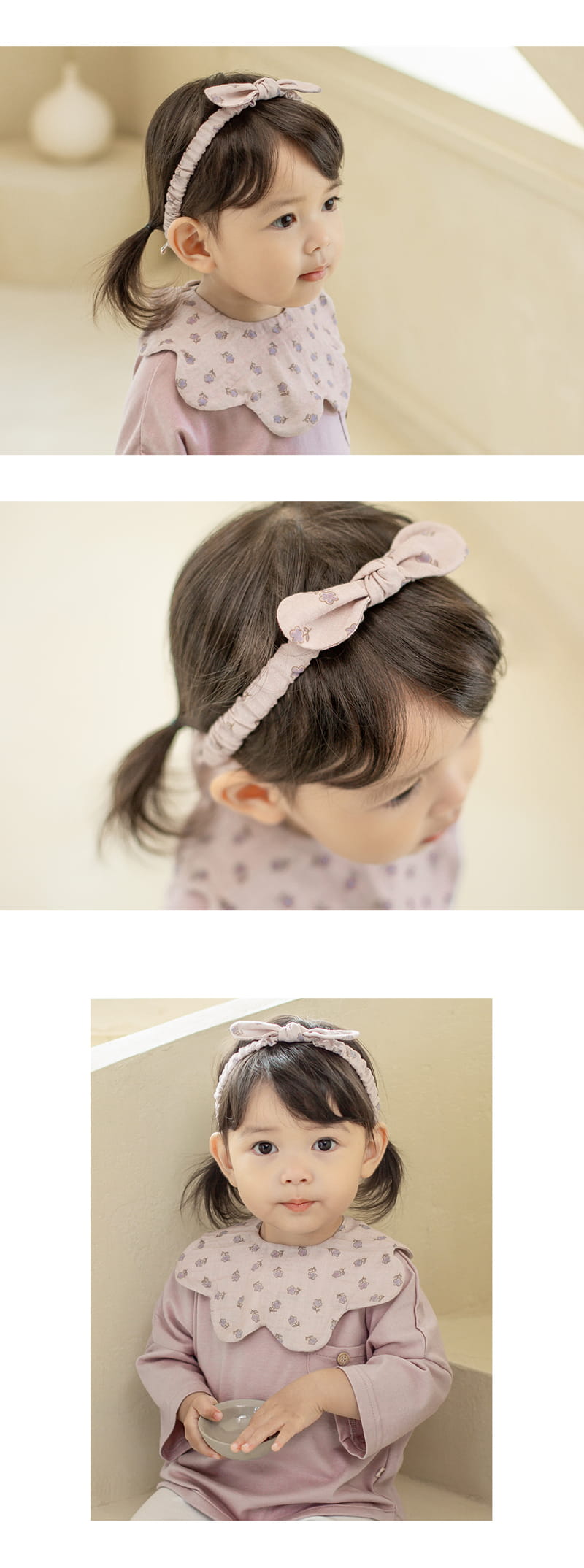 HAPPY PRINCE - Korean Children Fashion - #Kfashion4kids - Losa Baby Hairband [set of 5] - 4