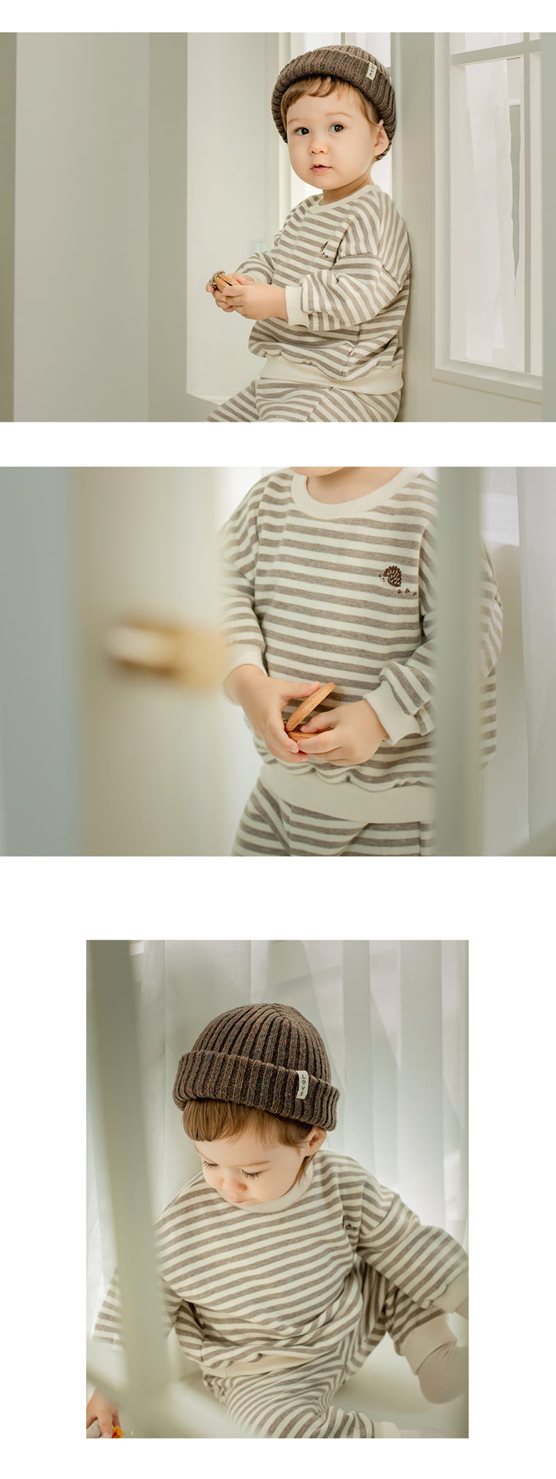 HAPPY PRINCE - Korean Children Fashion - #Kfashion4kids - Simon Baby Top Bottom Set - 4