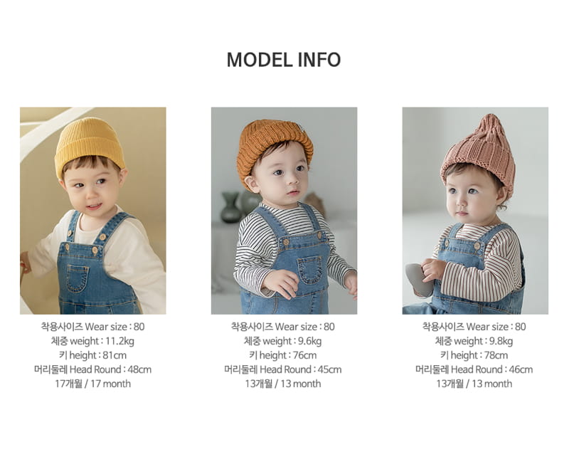 HAPPY PRINCE - Korean Children Fashion - #Kfashion4kids - Z Denim Baby Overalls - 10