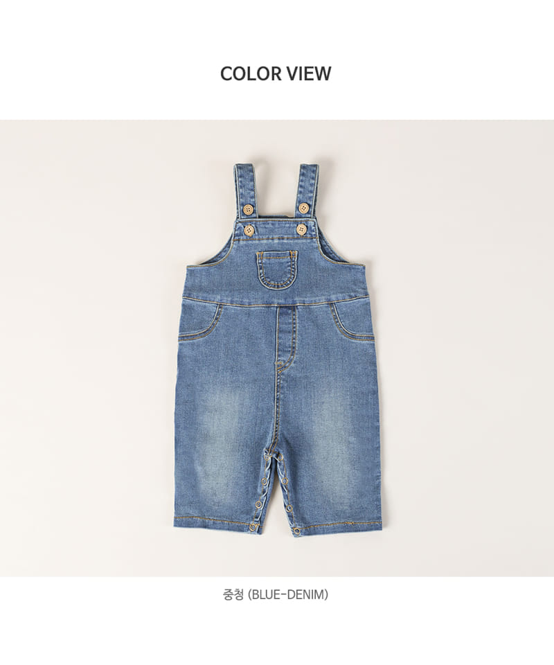 HAPPY PRINCE - Korean Children Fashion - #Kfashion4kids - Z Denim Baby Overalls - 8