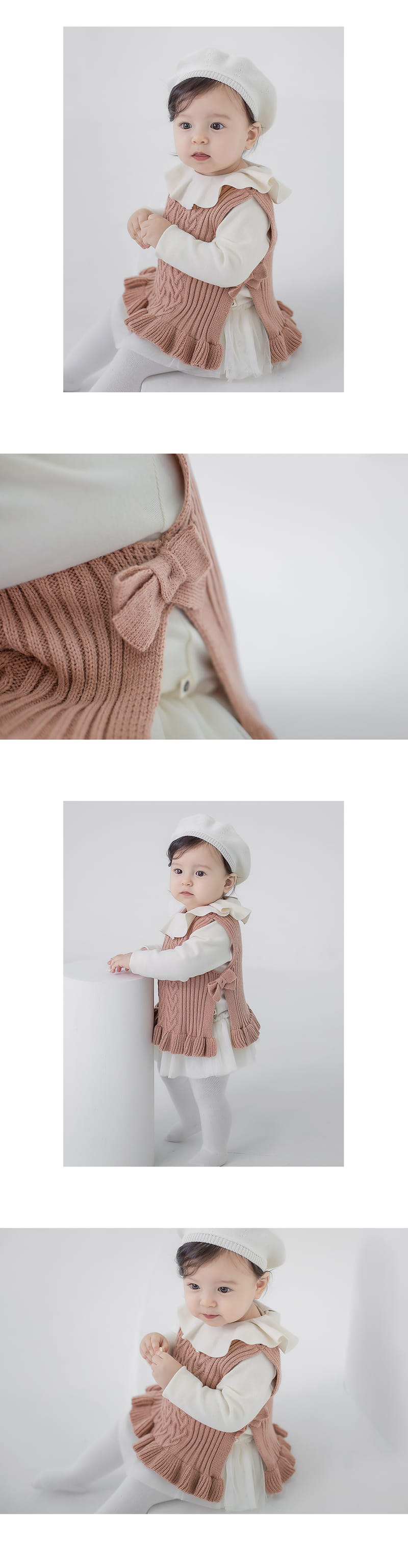 HAPPY PRINCE - Korean Children Fashion - #Kfashion4kids - Sofia Knit Baby Vest - 7