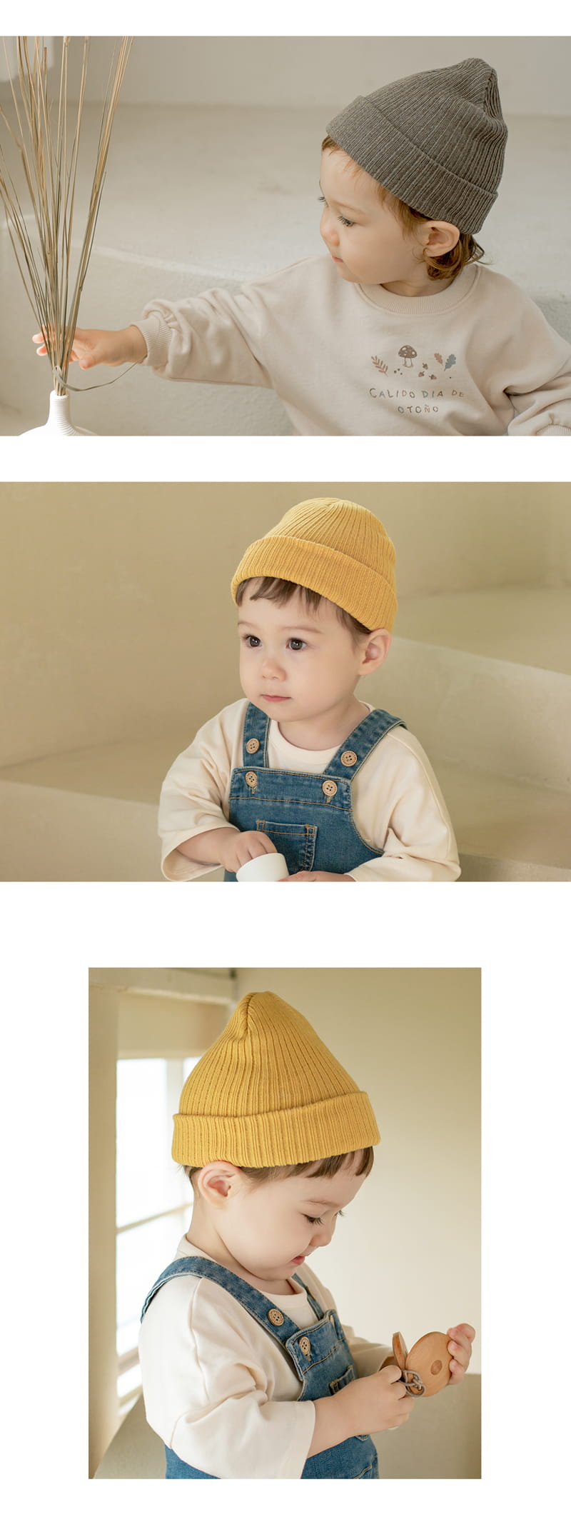 HAPPY PRINCE - Korean Children Fashion - #Kfashion4kids - Style Rib Beanie - 3