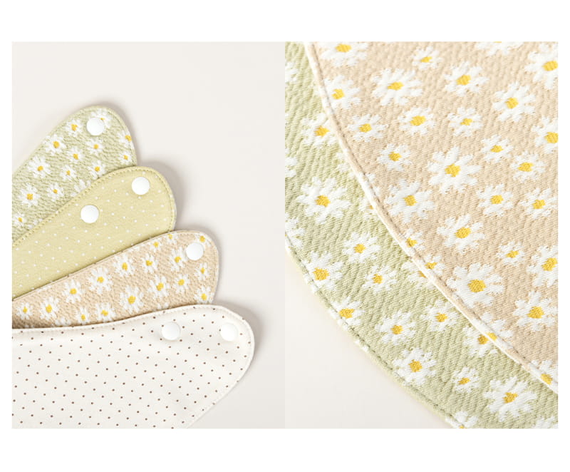 HAPPY PRINCE - Korean Children Fashion - #Kfashion4kids - Daisy Reversible Baby Banana Bib - 6