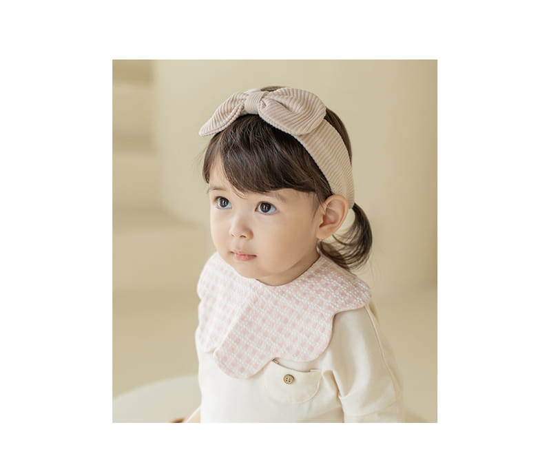 HAPPY PRINCE - Korean Children Fashion - #Kfashion4kids - Huang Reversible Baby Wave Bib - 2
