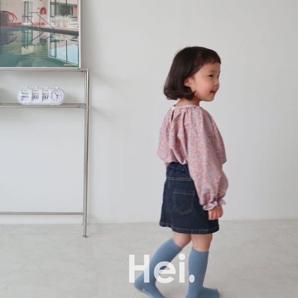 HEI - Korean Children Fashion - #Kfashion4kids - Joy Denim Skirt