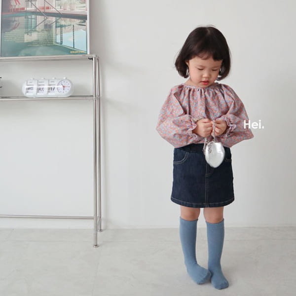 HEI - Korean Children Fashion - #Kfashion4kids - Joy Denim Skirt - 2