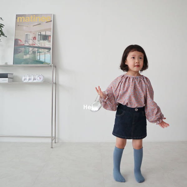 HEI - Korean Children Fashion - #Kfashion4kids - Joy Denim Skirt - 4