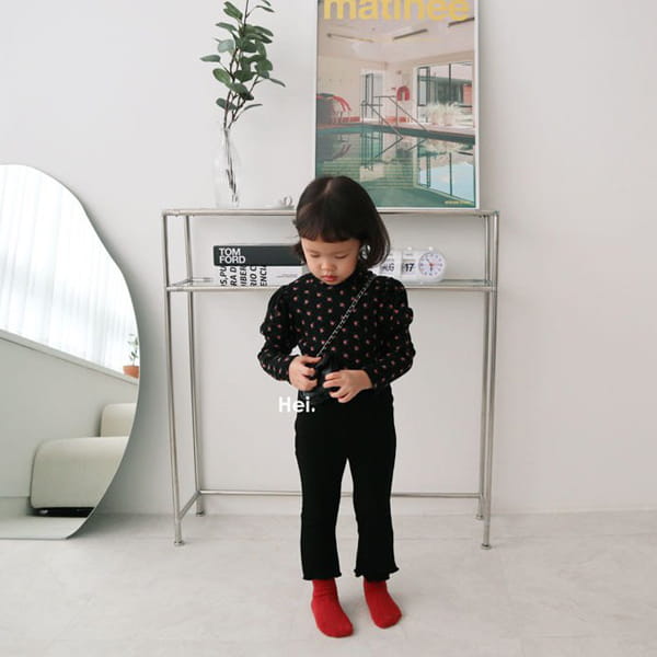 HEI - Korean Children Fashion - #Kfashion4kids - Rib Bootscuts Pants - 5