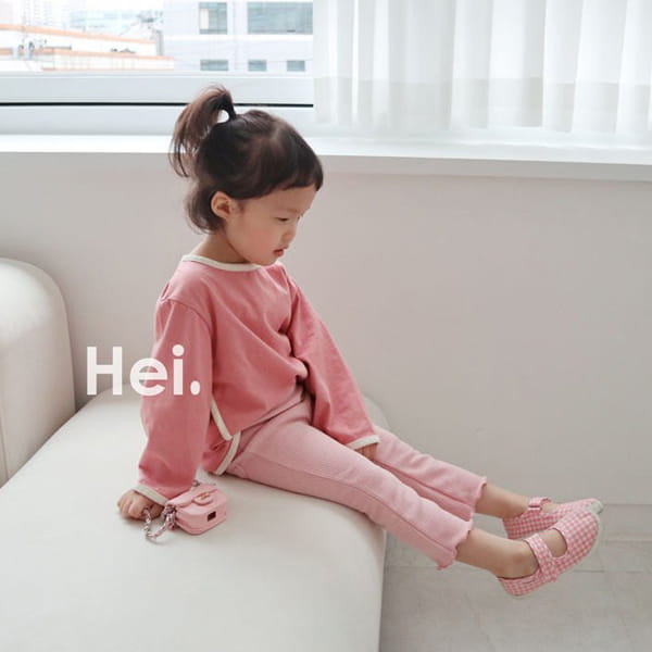 HEI - Korean Children Fashion - #Kfashion4kids - Rib Bootscuts Pants - 6