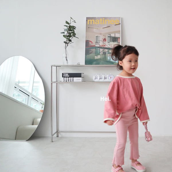 HEI - Korean Children Fashion - #Kfashion4kids - Rib Bootscuts Pants - 9
