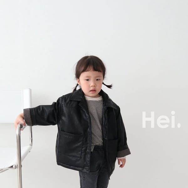 HEI - Korean Children Fashion - #Kfashion4kids - Stripe Slit Tee - 10