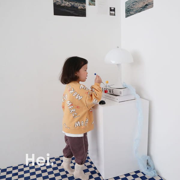 HEI - Korean Children Fashion - #Kfashion4kids - Merci Sweatshirt - 2