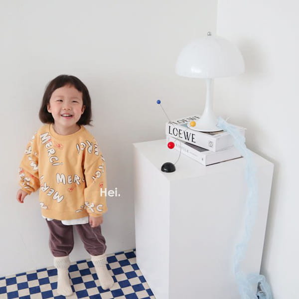 HEI - Korean Children Fashion - #Kfashion4kids - Merci Sweatshirt - 3