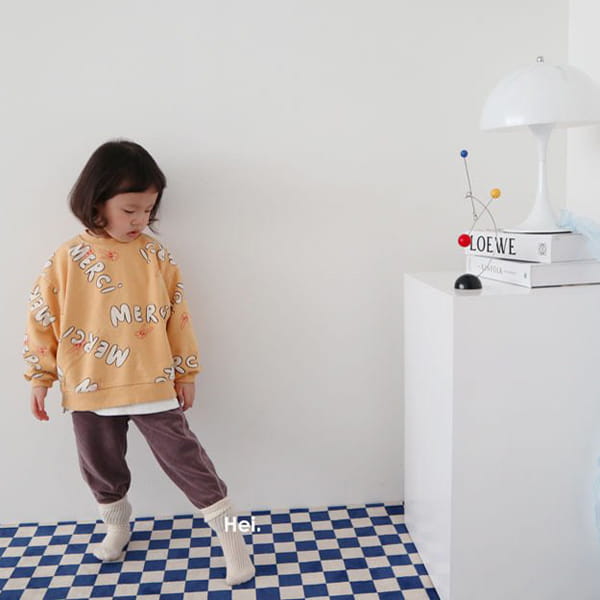 HEI - Korean Children Fashion - #Kfashion4kids - Merci Sweatshirt - 4