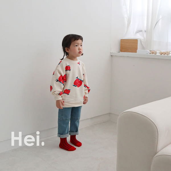 HEI - Korean Children Fashion - #Kfashion4kids - Apple Sweatshirt - 11