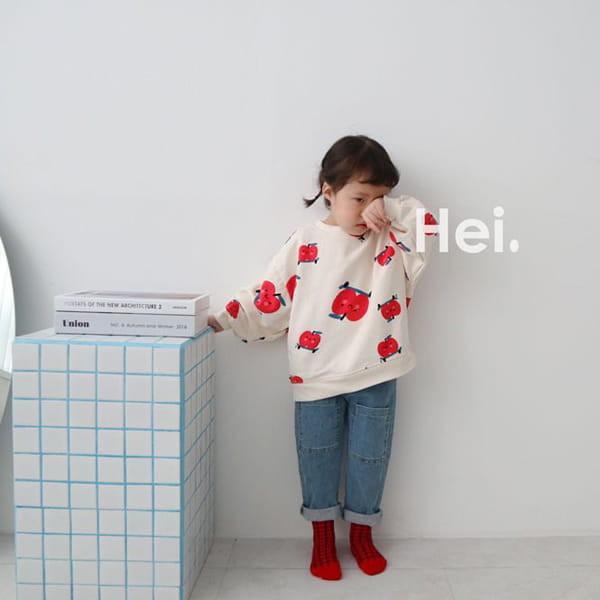 HEI - Korean Children Fashion - #Kfashion4kids - Apple Sweatshirt - 2