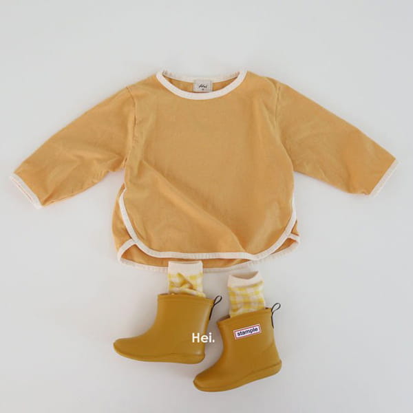 HEI - Korean Children Fashion - #Kfashion4kids - Colored Piping Tee - 12