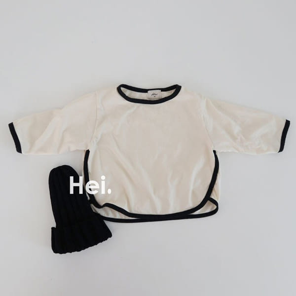 HEI - Korean Children Fashion - #Kfashion4kids - Colored Piping Tee - 2