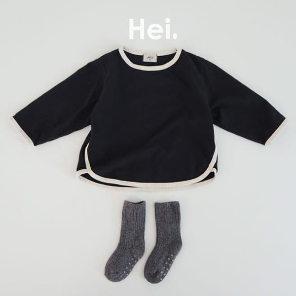 HEI - Korean Children Fashion - #Kfashion4kids - Colored Piping Tee - 3