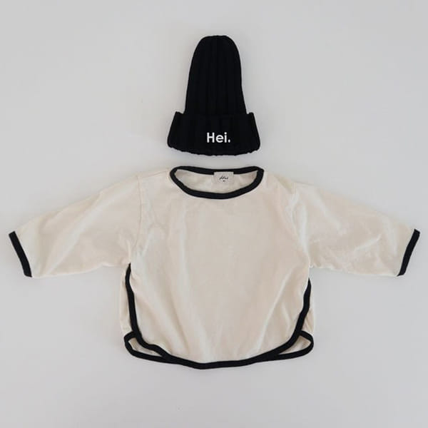 HEI - Korean Children Fashion - #Kfashion4kids - Colored Piping Tee - 5