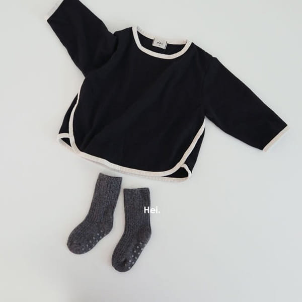 HEI - Korean Children Fashion - #Kfashion4kids - Colored Piping Tee - 7