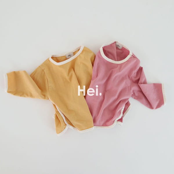 HEI - Korean Children Fashion - #Kfashion4kids - Colored Piping Tee - 8