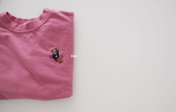 HEI - Korean Children Fashion - #Kfashion4kids - Bear Tee - 4