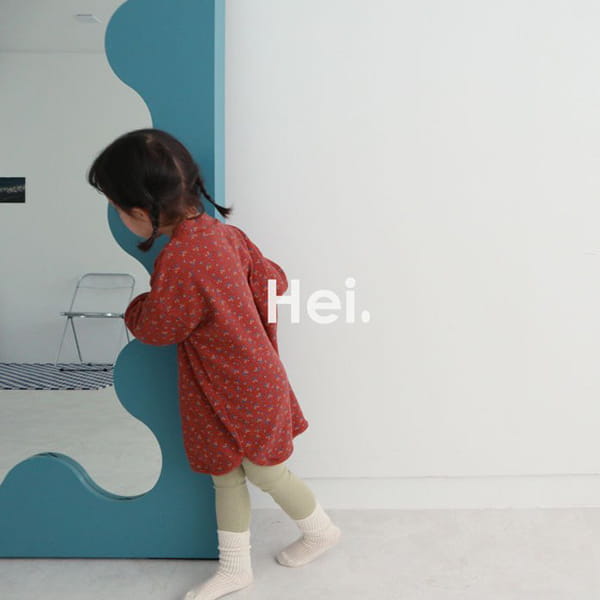 HEI - Korean Children Fashion - #Kfashion4kids - Small Flower Waffle One-piece - 8