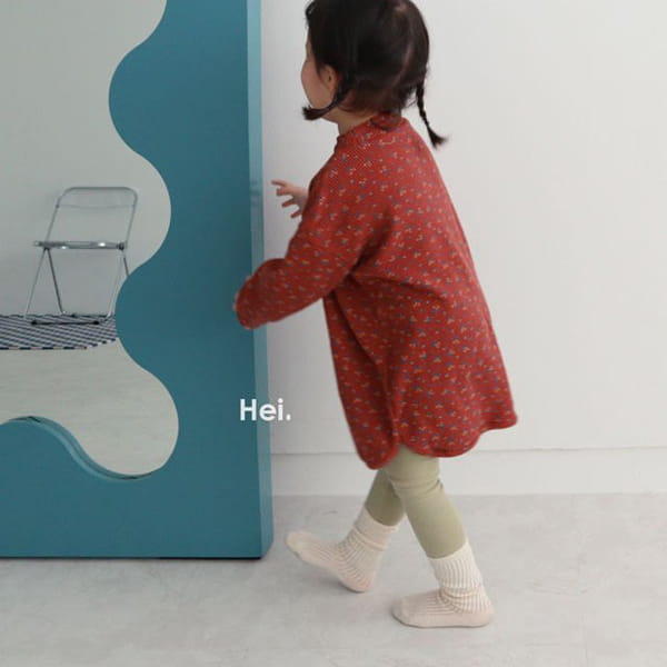 HEI - Korean Children Fashion - #Kfashion4kids - Small Flower Waffle One-piece - 9