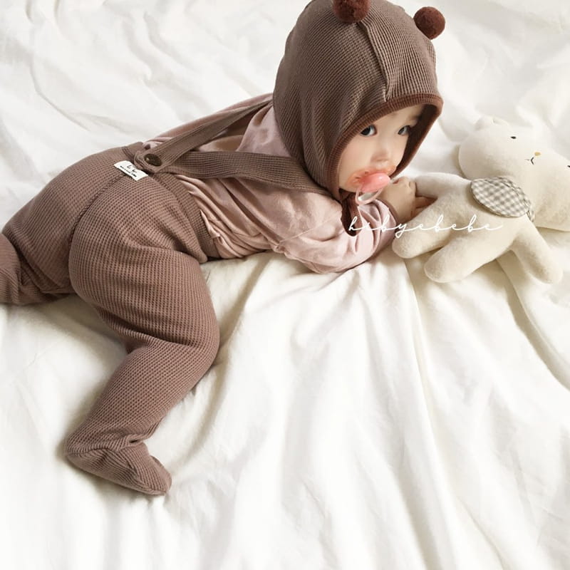 HI BYEBEBE - Korean Children Fashion - #Kfashion4kids - Dori Dori Top Dungarees Set