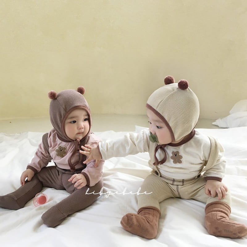 HI BYEBEBE - Korean Children Fashion - #Kfashion4kids - Dori Dori Top Dungarees Set - 2