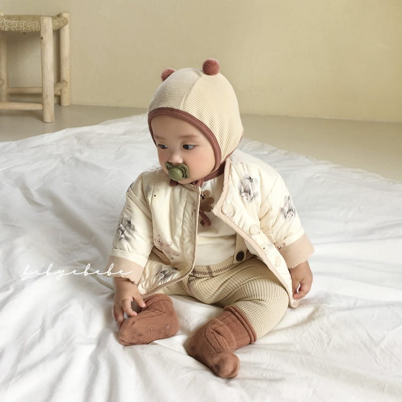 HI BYEBEBE - Korean Children Fashion - #Kfashion4kids - Bebe Zoo Padding Jumper