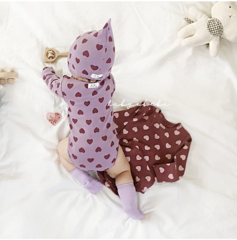 HI BYEBEBE - Korean Children Fashion - #Kfashion4kids - Bebe Rollin Heart Easywear