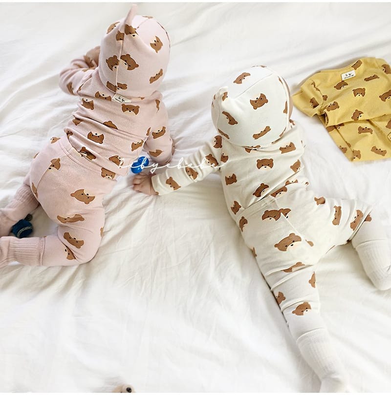 HI BYEBEBE - Korean Children Fashion - #Kfashion4kids - Beeb Circle Bear Easywear