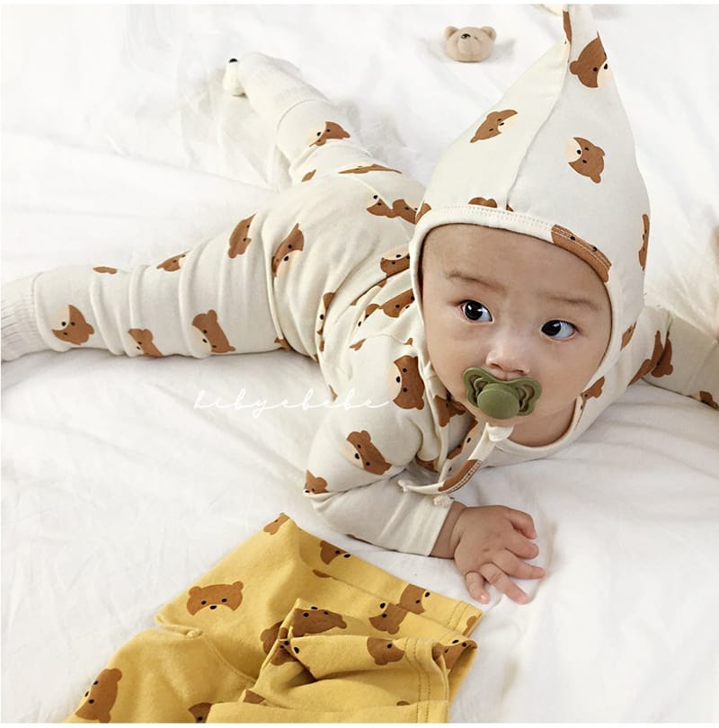 HI BYEBEBE - Korean Children Fashion - #Kfashion4kids - Beeb Circle Bear Easywear - 3