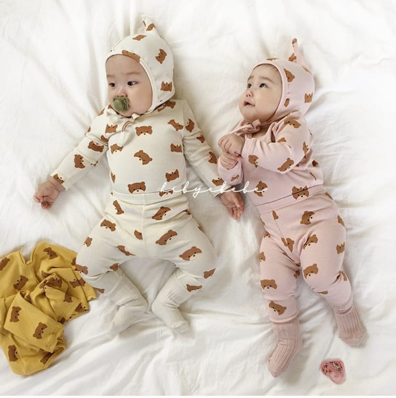 HI BYEBEBE - Korean Children Fashion - #Kfashion4kids - Circle Bear Bonnet - 4