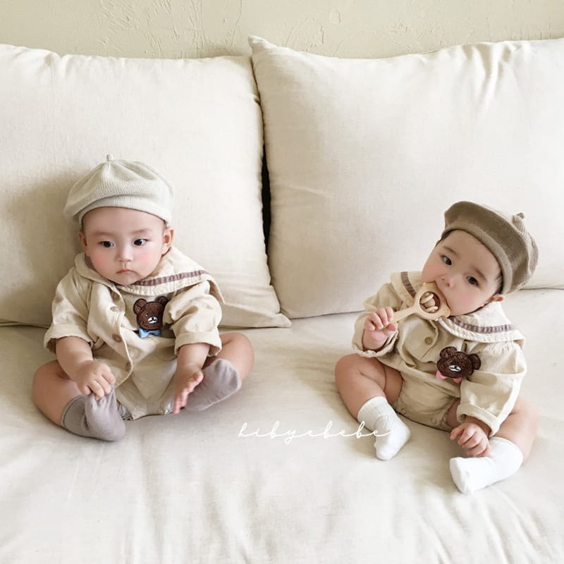 HI BYEBEBE - Korean Children Fashion - #Kfashion4kids - Bebe Marine Top Bottom Set - 2