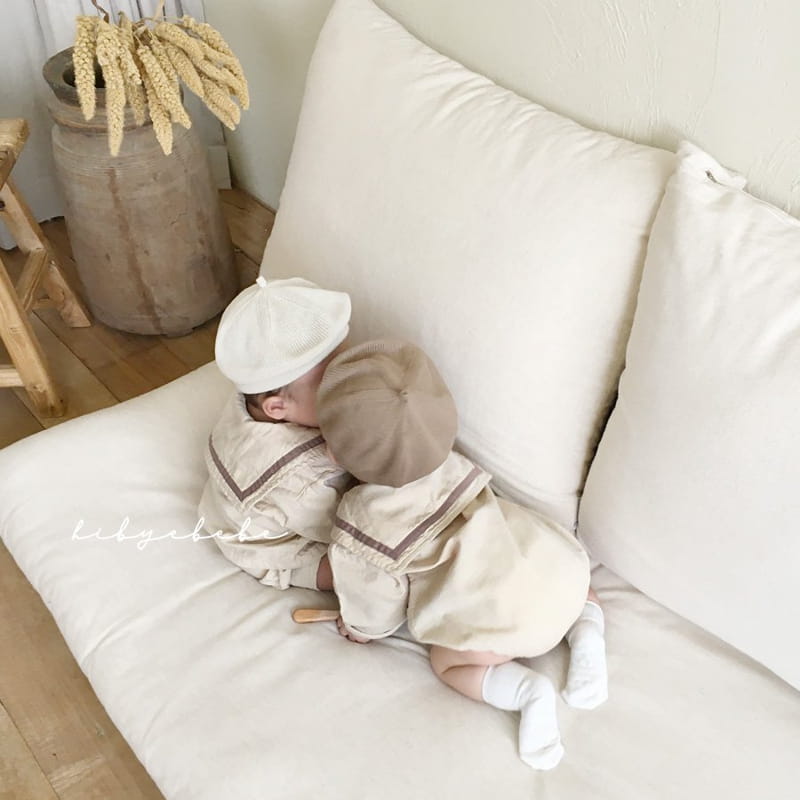 HI BYEBEBE - Korean Children Fashion - #Kfashion4kids - Bebe Marine Top Bottom Set - 4