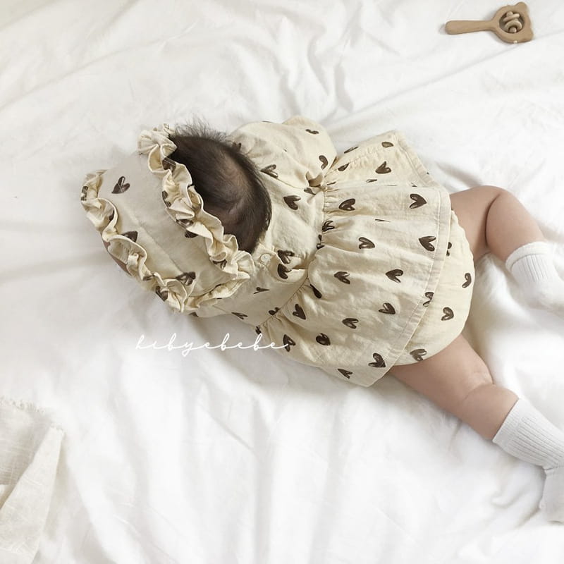 HI BYEBEBE - Korean Children Fashion - #Kfashion4kids - Love U Bodysuit - 2