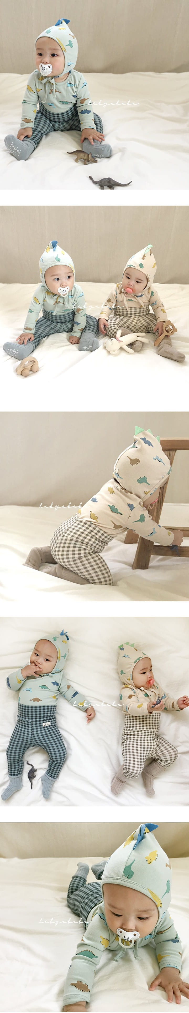 HI BYEBEBE - Korean Children Fashion - #Kfashion4kids - Dino Bonnet