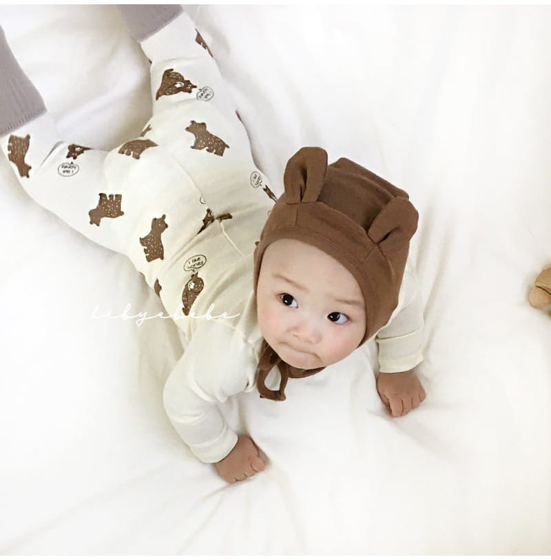 HI BYEBEBE - Korean Children Fashion - #Kfashion4kids - Bebe Honey Thief Bear Easywear - 4