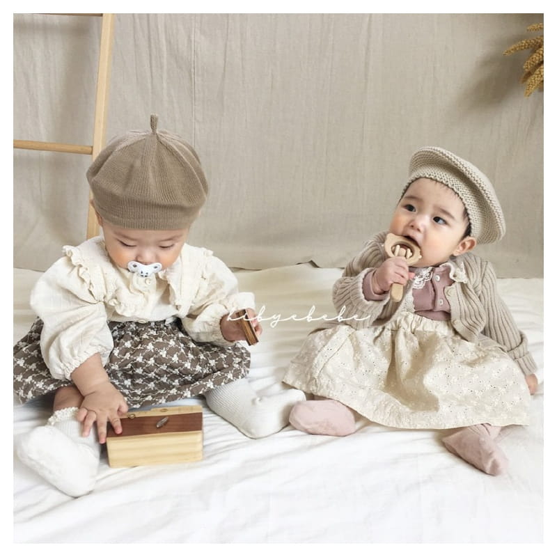 HI BYEBEBE - Korean Children Fashion - #Kfashion4kids - Fran Fran Lace Dungarees Skirt - 6