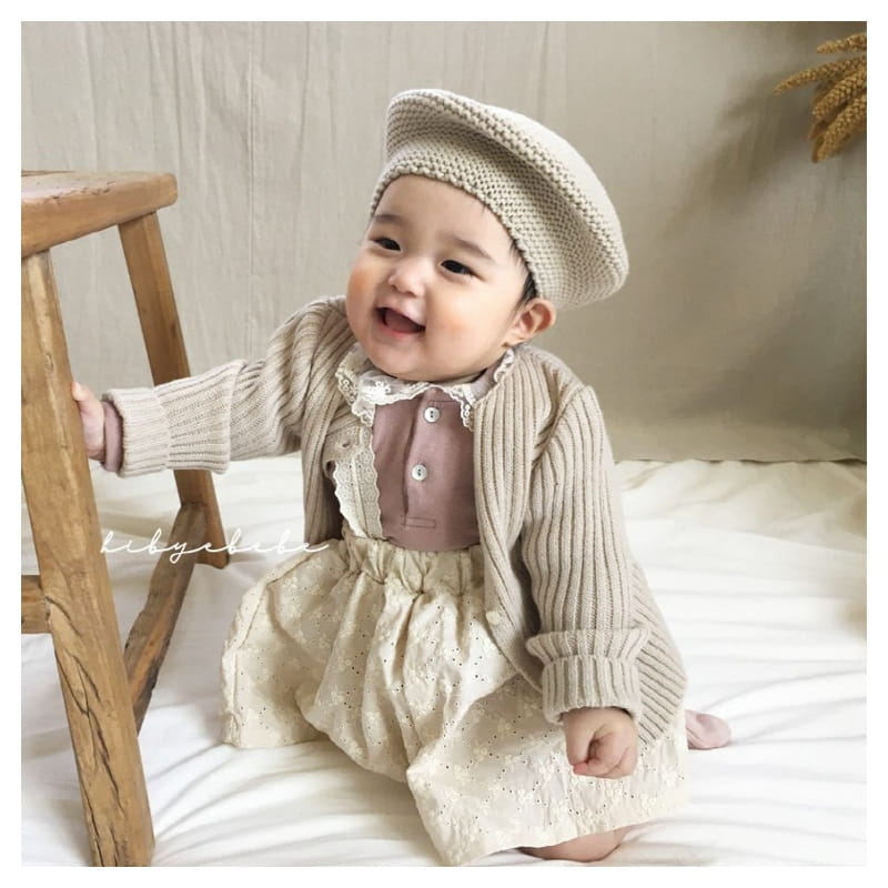 HI BYEBEBE - Korean Children Fashion - #Kfashion4kids - Fran Fran Lace Dungarees Skirt - 7