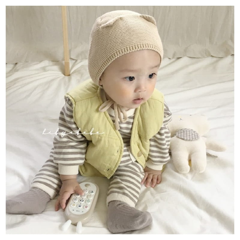 HI BYEBEBE - Korean Children Fashion - #Kfashion4kids - Cozy Padding Vest - 4